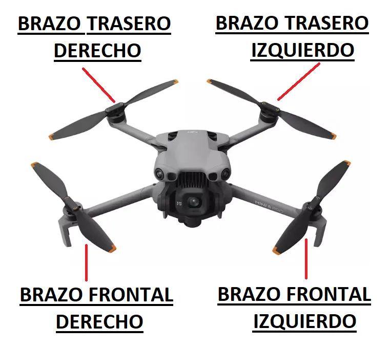 DJI Mini 5 Pro Brazo Trasero Derecho - Image 2